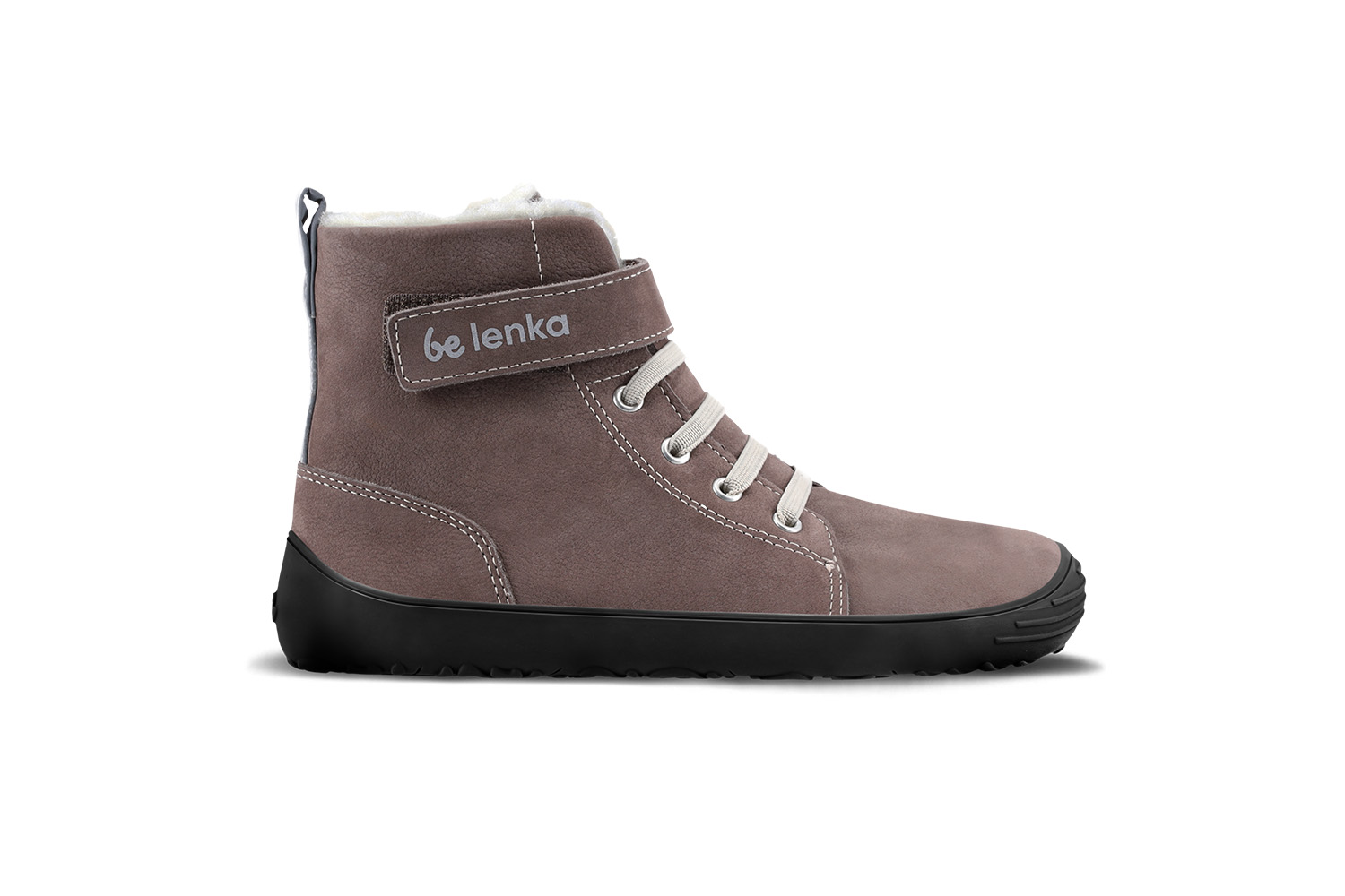 Levně Dětské zimní barefoot boty Be Lenka Winter Kids - Chocolate